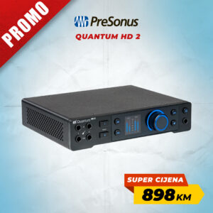 PreSonus Quantum HD 2 USB-C audio interfejs + poklon Studio One Pro 7