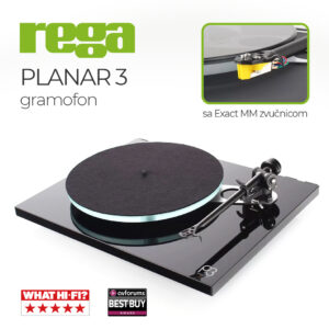 Rega Planar 3 gramofon sa Exact MM zvučnicom