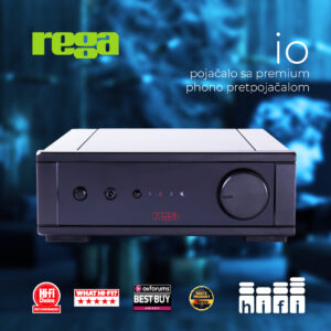 Rega io pojačalo sa premium phono pretpojačalom