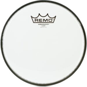 Remo 8" AMBASSADOR CLEAR opna za bubanj