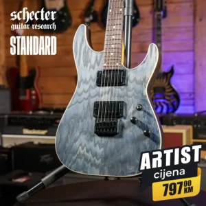Schecter C-1 STANDARD Charcoal Satin gitara