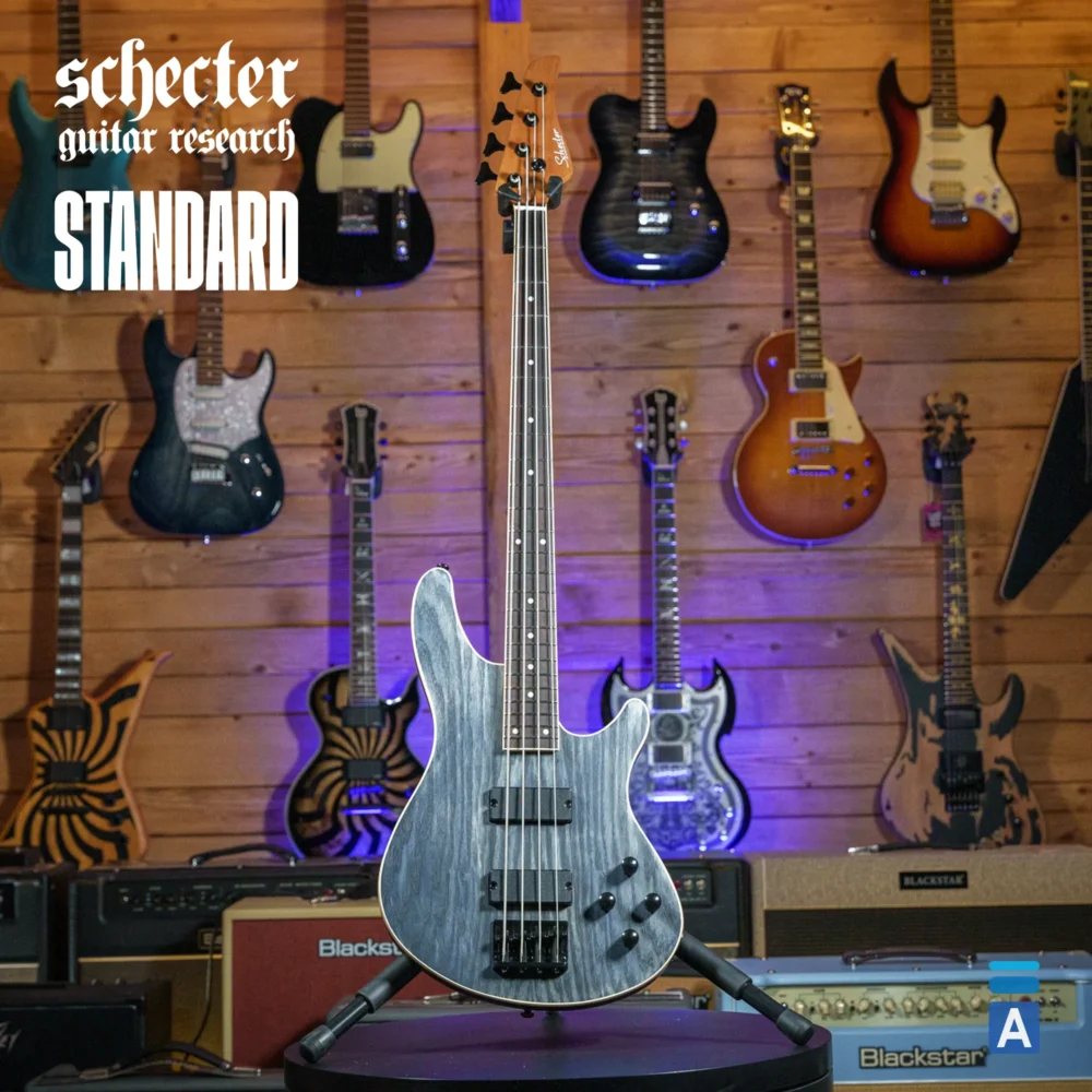 Schecter C-4 STANDARD Charcoal Satin bass gitara. Prodaja Artist d.o.o. Banja Luka, Sarajevo.