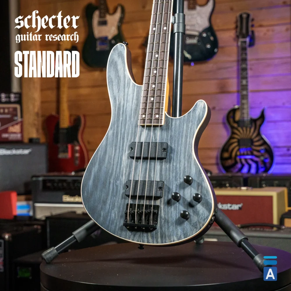 Schecter C-4 STANDARD Charcoal Satin bass gitara. Prodaja Artist d.o.o. Banja Luka, Sarajevo.