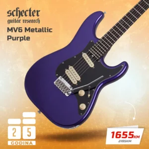 Schecter MV6 Metallic Purple električna gitara