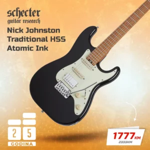 Schecter Nick Johnston Traditional HSS Atomic Ink