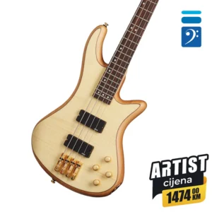 Schecter STILETTO CUSTOM 4 Natural Satin bass