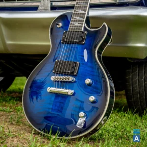 Schecter Solo-II Supreme See Thru Blue Burst gitara