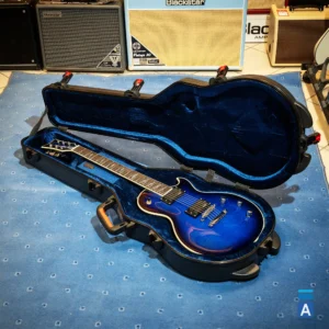 Schecter Solo-II Supreme See Thru Blue Burst gitara + kofer