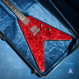 Schecter V-1 Apocalypse Red Reign gitara + kofer