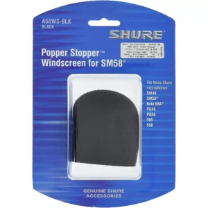 Shure A58WS-BLK spužva za mikrofon crna