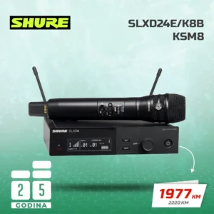 Shure SLXD24E/K8B daljinac mikrofon KSM8