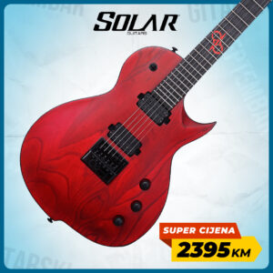 Solar GC1.6TBR Trans Blood Red Matte gitara