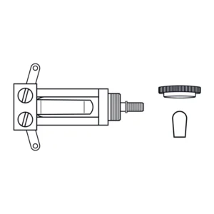 DiMarzio EP1101 Switchcraft Toggle Switch prekidač ravni