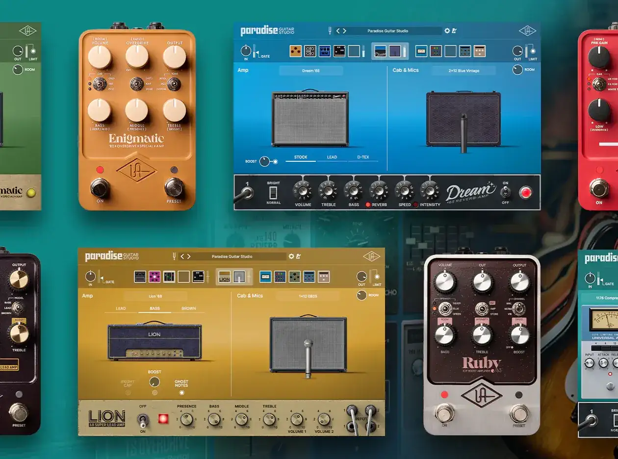 UAFX + Free Paradise Guitar Studio Promo