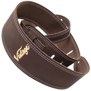 Vintage Leather kožni remen za gitaru smeđi