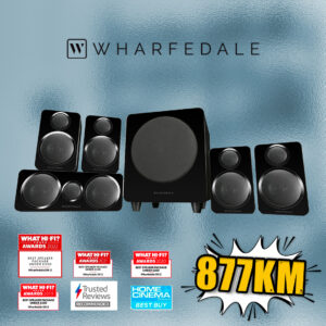 Wharfedale DX-2 HCP black surround 5.1 HiFi sistem
