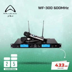 Wharfedale Pro WF-300 600MHz dupli daljinski mikrofon