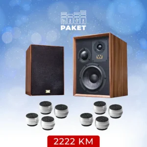 Wharfedale SUPER DENTON Walnut zvučnici (par) + NorStone Acousteel Damp 200