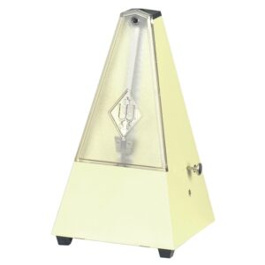 Wittner Pyramid metronome with bell Ivory
