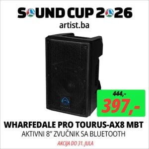 Sound Cup 2026: Wharfedale Pro Tourus-AX8 MBT aktivna zvučna kutija