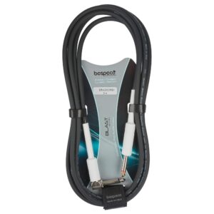 Bespeco DRAG200PBK instrument kabl ugaoni 2m