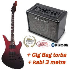gitArtist ESSENTIAL PACK: Schecter AVENGER STANDARD + Blackstar ID:CORE 10V4BT + kabl + Gig Bag