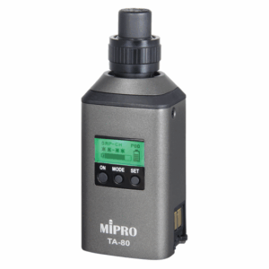 Mipro TA-80 | UHF 554-626 MHz Digital Plug-on Transmitter