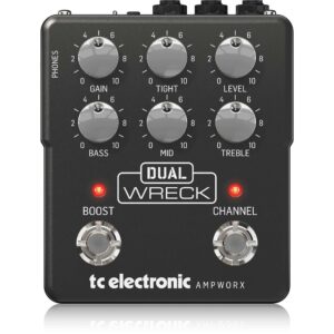 tc electronic DUAL WRECK Preamp Ampworx pedala