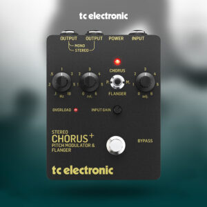 tc electronic SCF GOLD Chorus Pitch Mod & Flanger pedala
