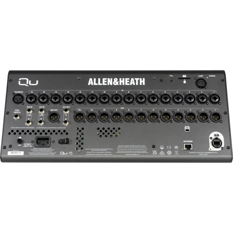Allen & Heath Qu-5 digitalni mikser sa 96kHz DSP, USB/SD snimanjem i SLink povezivanjem. Prodaja Artist d.o.o. Banja Luka, Sarajevo, Doboj