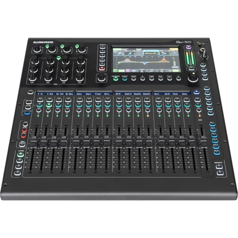 Allen & Heath Qu-5D digitalni mikser sa integrisanim Dante interfejsom, DEEP Processing i 96kHz XCVI DSP jezgrom. Kompaktno rješenje za profesionalce. Prodaja Artist d.o.o. Banja Luka, Sarajevo, Doboj