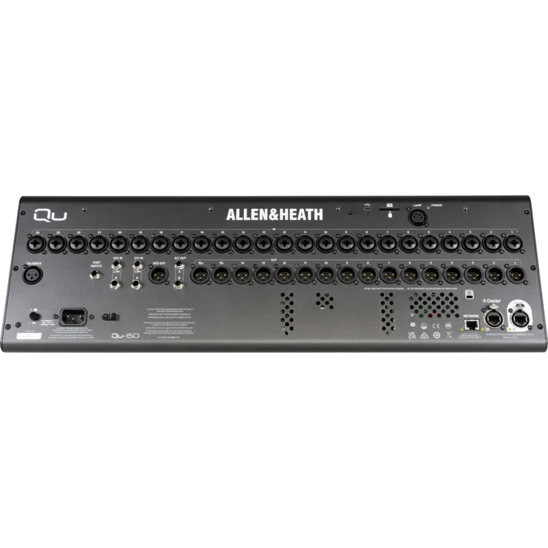 Allen & Heath Qu-6D digitalni mikser sa 96kHz DSP jezgrom i Dante mrežnim interfejsom. Profesionalno rješenje za miks i integraciju. Prodaja Artist d.o.o. Banja Luka, Sarajevo, Doboj