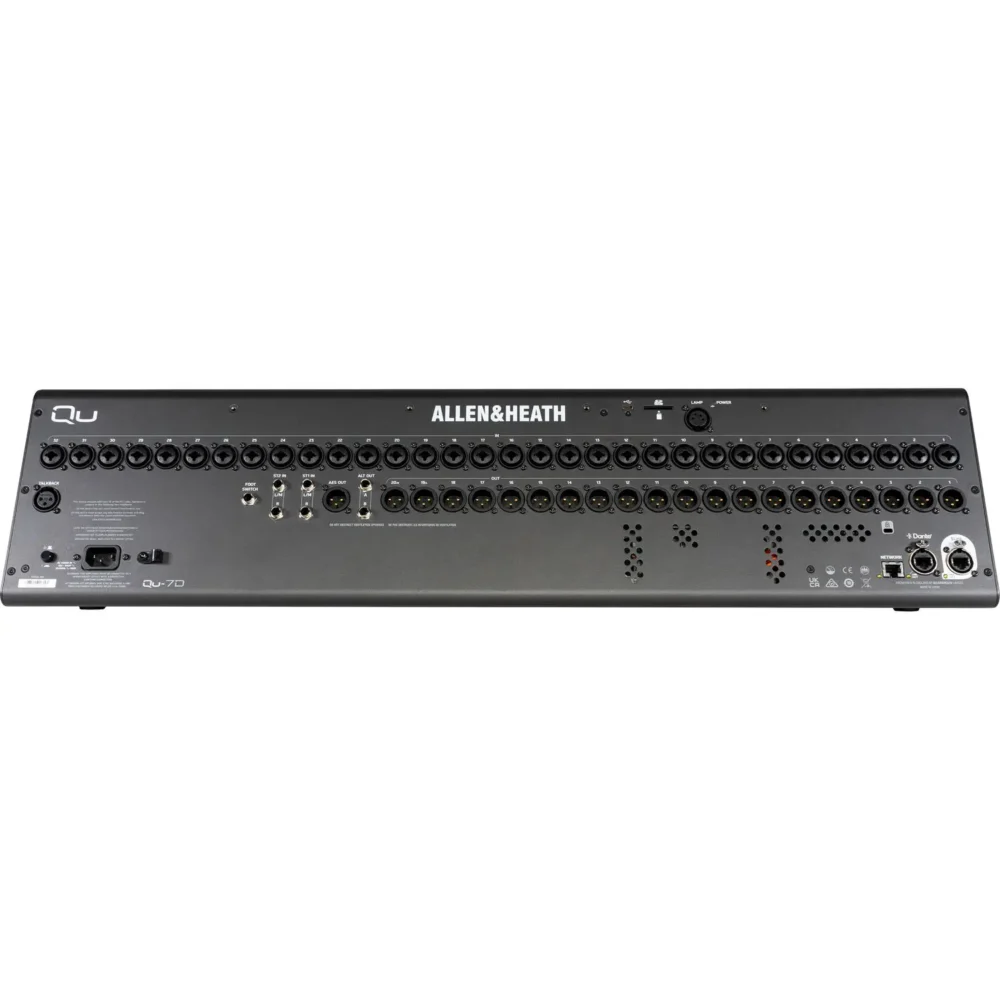 Allen & Heath Qu-7D digitalni mikser sa 33 motorizovana fadera, 96kHz obradom, Dante interfejsom i DEEP efektima. Prodaja Artist d.o.o. Banja Luka, Sarajevo, Doboj.