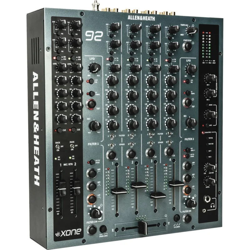 Allen & Heath XONE:92 MK2 – profesionalni 4+2 kanalni DJ mikser sa analognim filterima i preciznom 4-band EQ kontrolom. Prodaja Artist d.o.o. Banja Luka, Sarajevo, Doboj