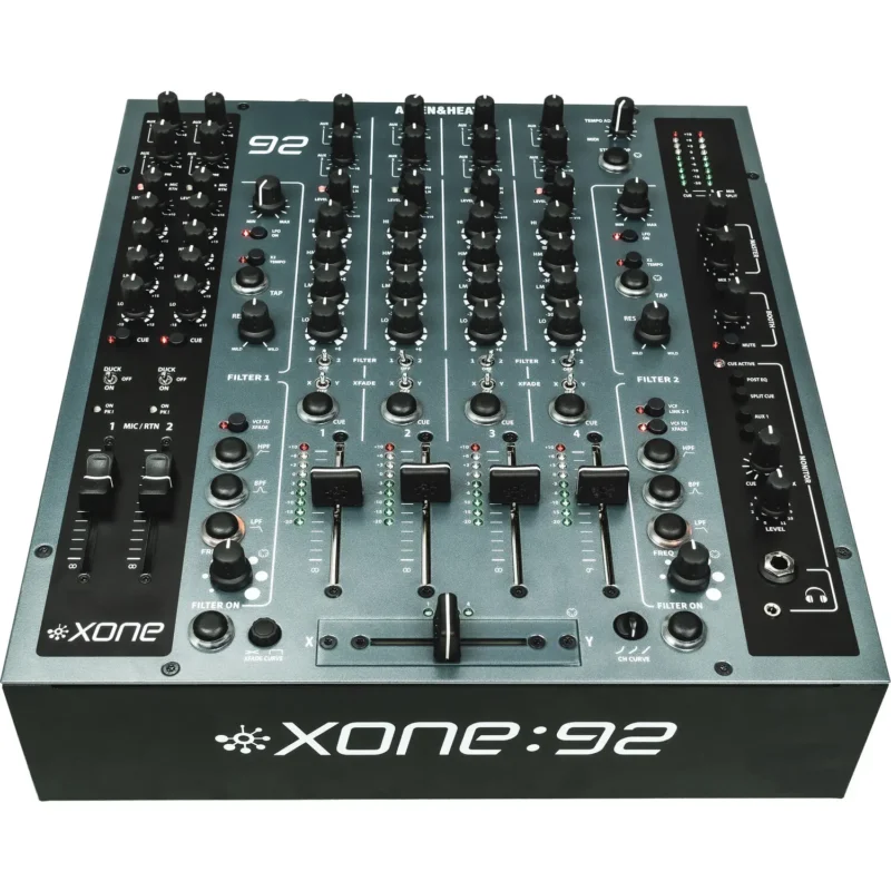 Allen & Heath XONE:92 MK2 – profesionalni 4+2 kanalni DJ mikser sa analognim filterima i preciznom 4-band EQ kontrolom. Prodaja Artist d.o.o. Banja Luka, Sarajevo, Doboj