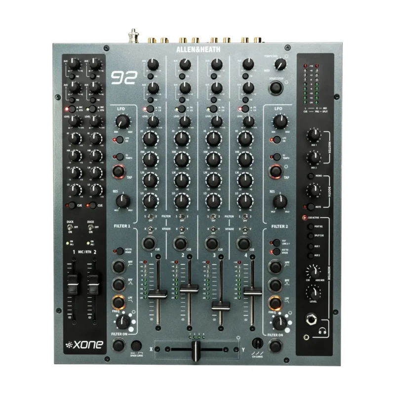 Allen & Heath XONE:92 MK2 – profesionalni 4+2 kanalni DJ mikser sa analognim filterima i preciznom 4-band EQ kontrolom. Prodaja Artist d.o.o. Banja Luka, Sarajevo, Doboj