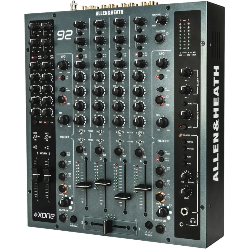 Allen & Heath XONE:92 MK2 – profesionalni 4+2 kanalni DJ mikser sa analognim filterima i preciznom 4-band EQ kontrolom. Prodaja Artist d.o.o. Banja Luka, Sarajevo, Doboj