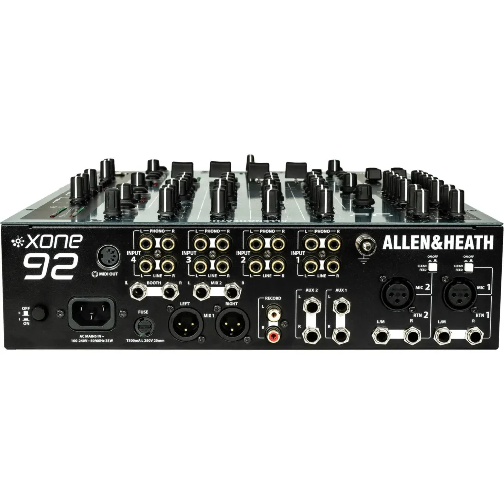 Allen & Heath XONE:92 MK2 – profesionalni 4+2 kanalni DJ mikser sa analognim filterima i preciznom 4-band EQ kontrolom. Prodaja Artist d.o.o. Banja Luka, Sarajevo, Doboj