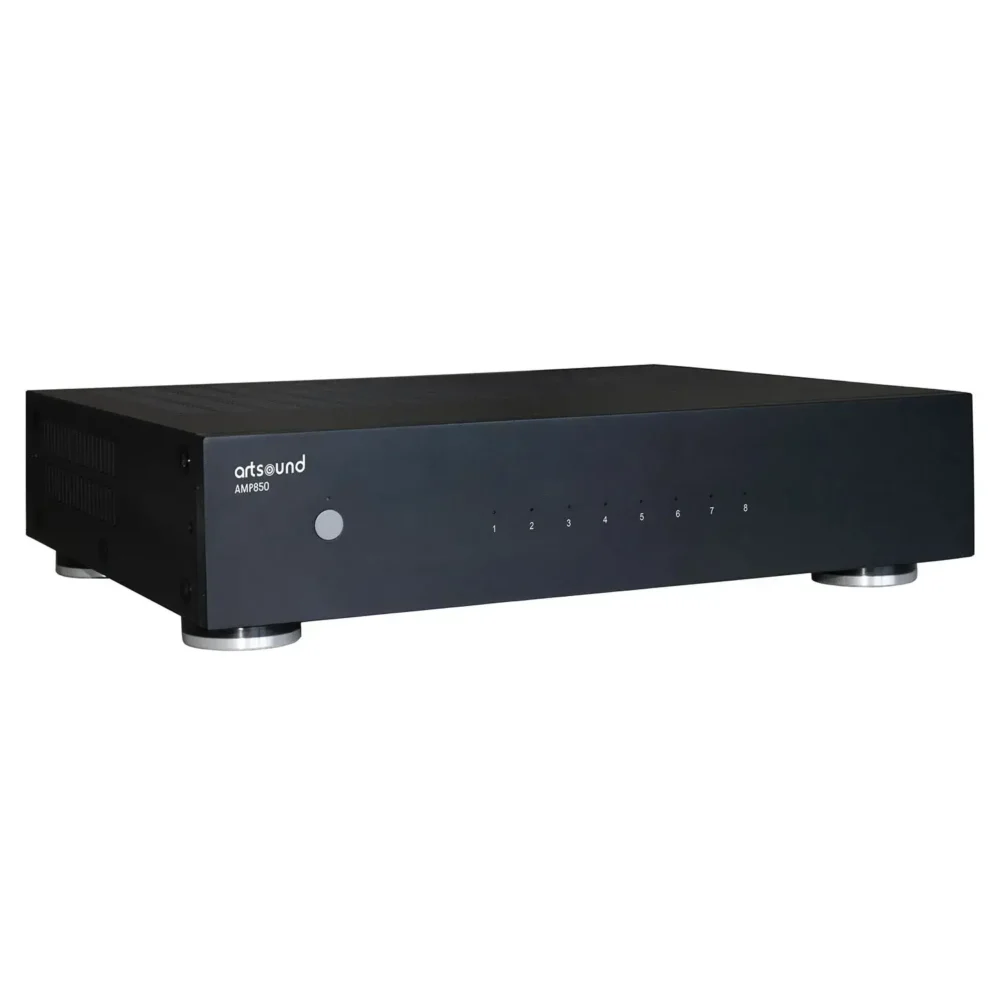Art Sound AMP850 višekanalno pojačalo 8x50W za multiroom audio sisteme - Prodaja Artist d.o.o. Banja Luka, Sarajevo