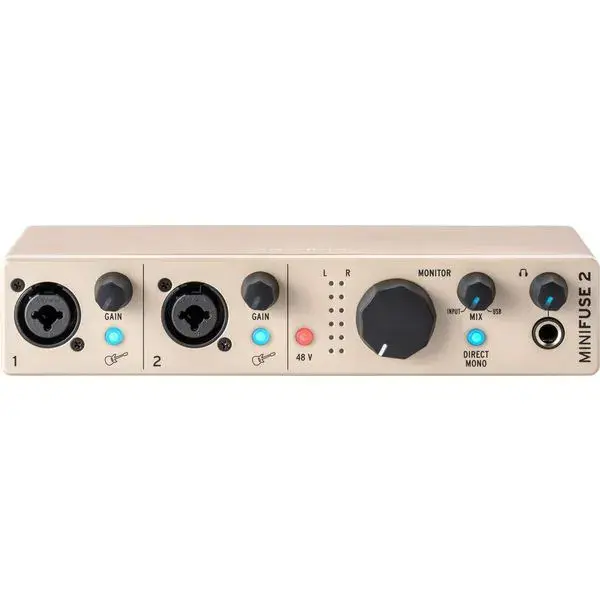 Arturia MiniFuse 2 prenosivi USB audio interfejs sa 2 ulaza i 2 izlaza, USB Type-C povezivanje, phantom napajanje, MIDI I/O, idealan za muzičku produkciju i podkast, Prodaja Artist d.o.o. Banja Luka, Sarajevo