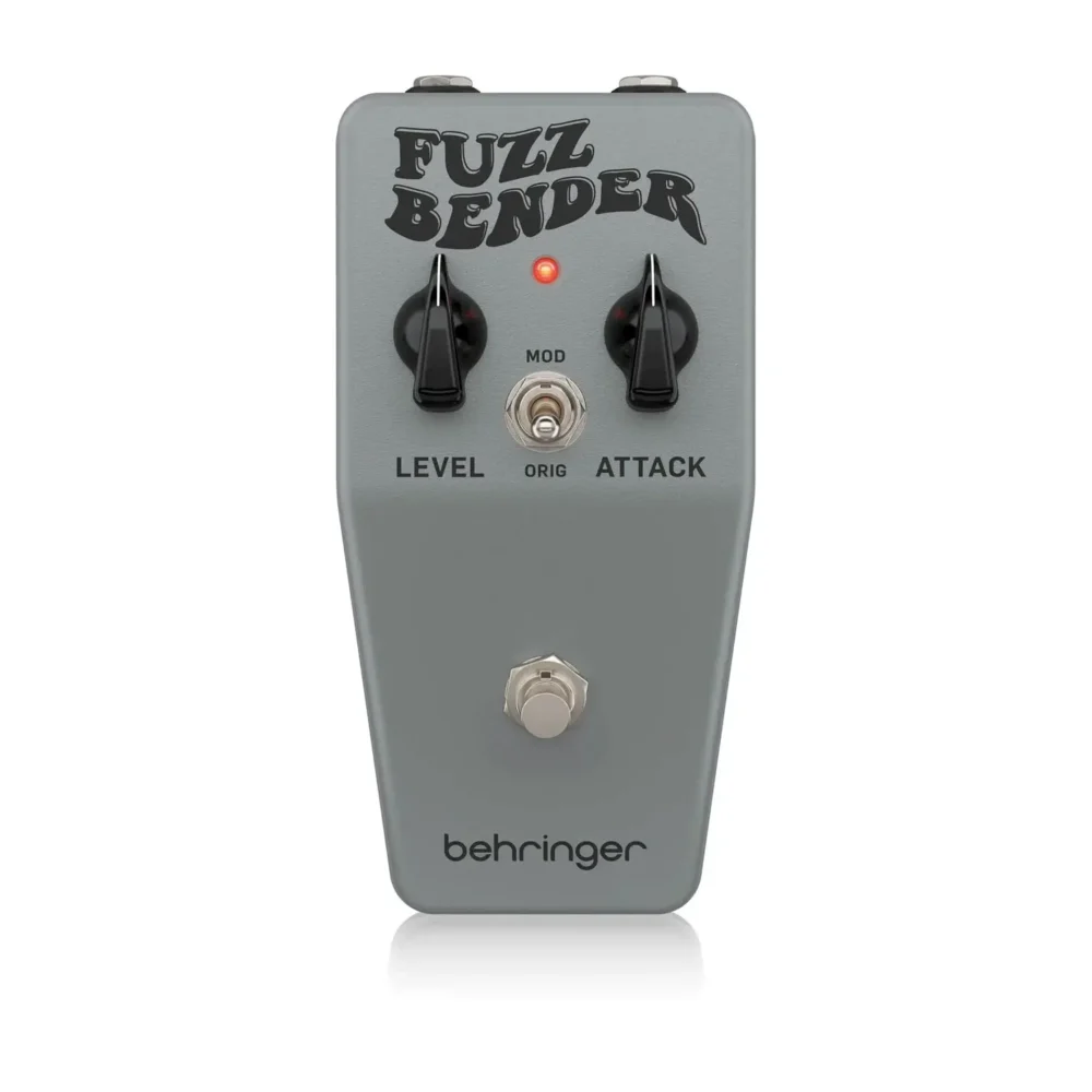 Behringer Fuzz Bender fuzz pedala sa retro dizajnom i Bias prekidačem za vintage rock ton. Prodaja Artist d.o.o. Banja Luka, Sarajevo, Doboj