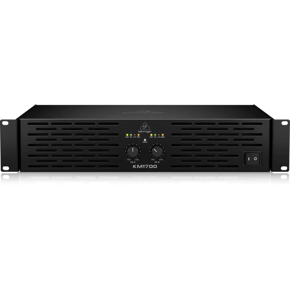 Behringer KM1700 stereo pojačalo 2x800W sa ATR tehnologijom i speakON konektorima. Prodaja Artist d.o.o. Banja Luka, Sarajevo, Doboj