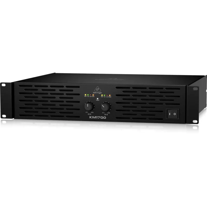 Behringer KM1700 stereo pojačalo 2x800W sa ATR tehnologijom i speakON konektorima. Prodaja Artist d.o.o. Banja Luka, Sarajevo, Doboj