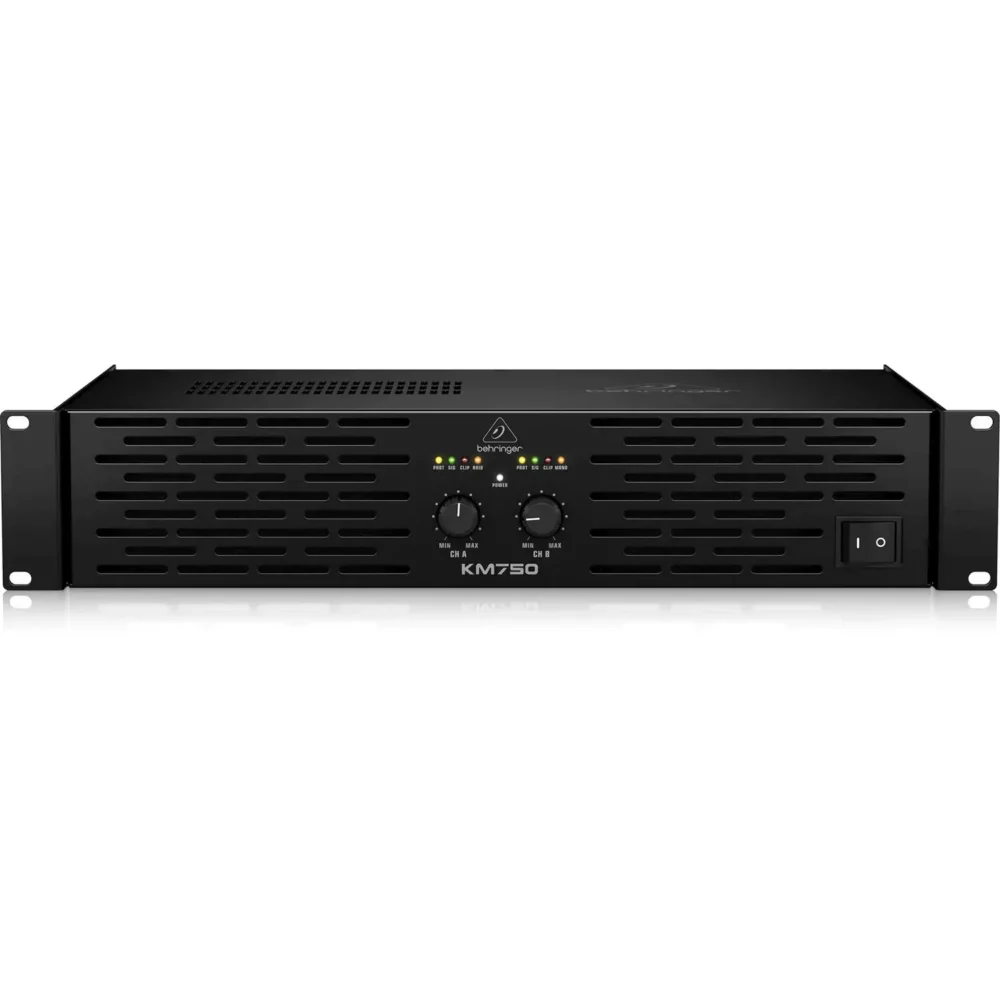 Behringer KM750 stereo pojačalo 2x400W sa ATR tehnologijom i speakON konektorima. Prodaja Artist d.o.o. Banja Luka, Sarajevo, Doboj