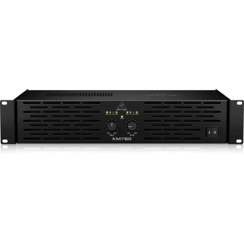 Behringer KM750 stereo pojačalo 2x400W sa ATR tehnologijom i speakON konektorima. Prodaja Artist d.o.o. Banja Luka, Sarajevo, Doboj