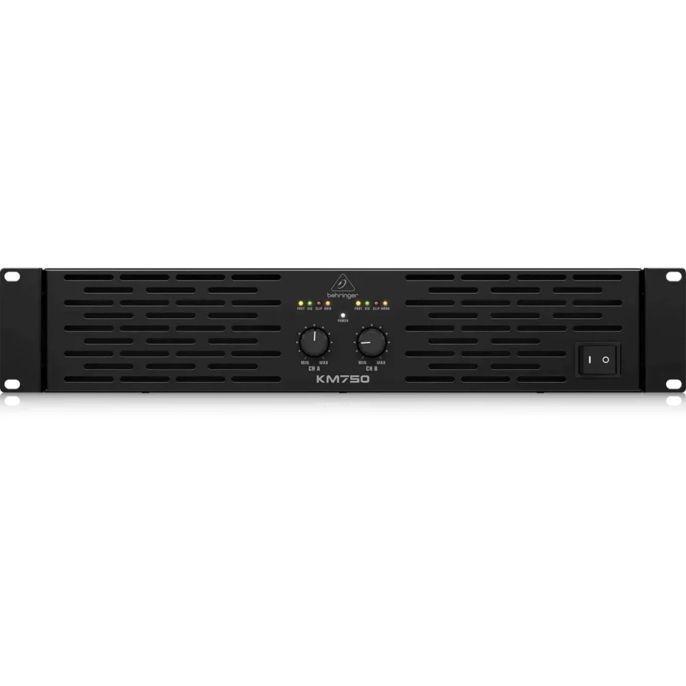 Behringer KM750 stereo pojačalo 2x400W sa ATR tehnologijom i speakON konektorima. Prodaja Artist d.o.o. Banja Luka, Sarajevo, Doboj