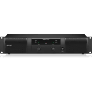 Behringer NX1000 dvokanalno Class-D pojačalo 2 x 500W sa speakON izlazima i LED indikatorima. Prodaja Artist d.o.o. Banja Luka, Sarajevo, Doboj
