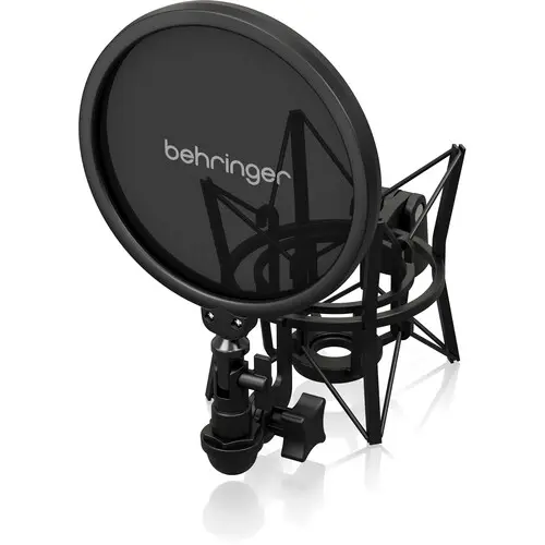 Behringer SMP1000 shockmount sa odvojivim pop filterom za mikrofone velikih membrana. Izolacija i fleksibilnost. Prodaja Artist d.o.o. Banja Luka, Sarajevo, Doboj