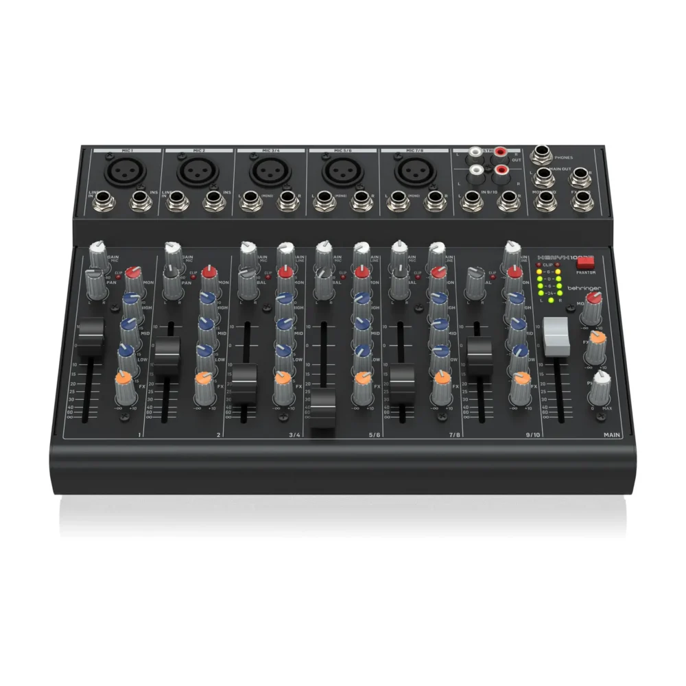 Behringer XENYX 1003B analogni mikser sa baterijskim napajanjem za streaming i snimanje - Prodaja Artist d.o.o. Banja Luka, Sarajevo
