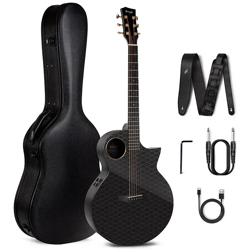 Enya X4 Pro S4EQ elektro-akustična gitara od karbonskih vlakana sa ugrađenim efektima i koferom. Prodaja Artist d.o.o. Banja Luka, Sarajevo, Doboj